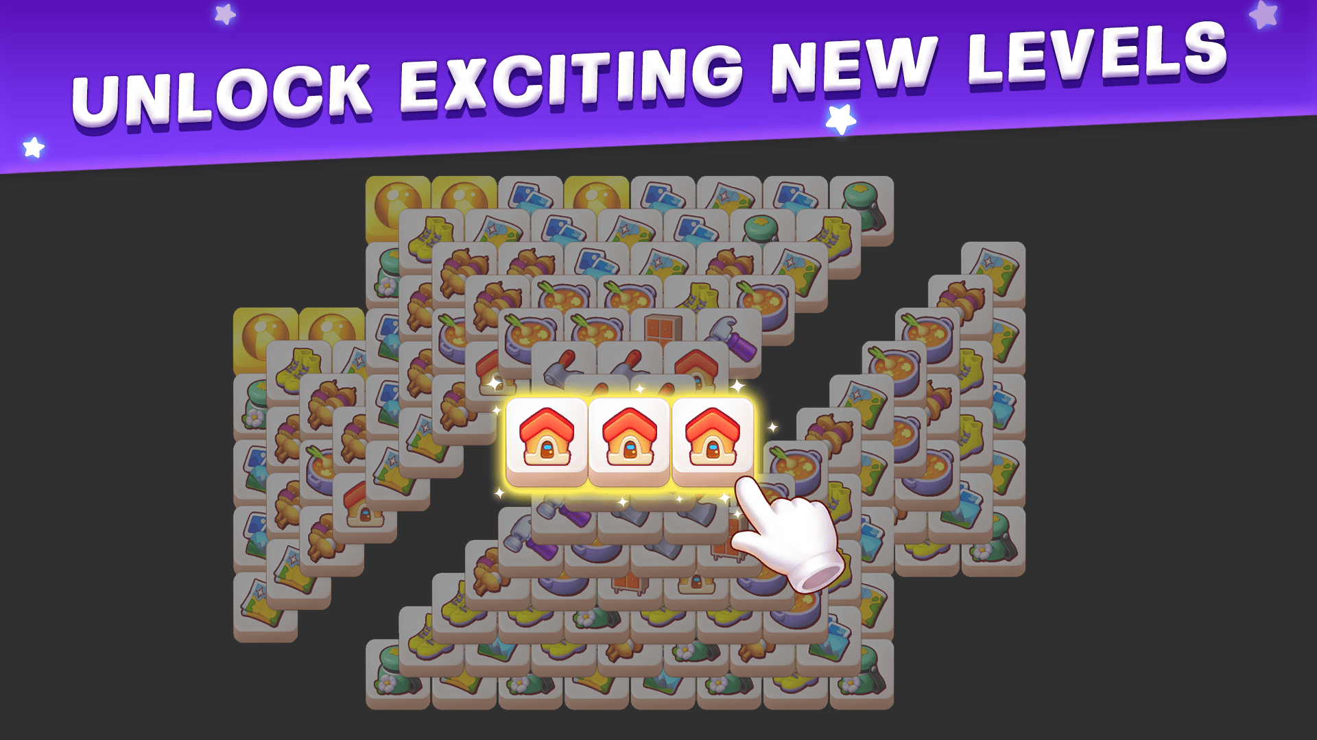 Shuffle booster in Match Tile 3: Zen